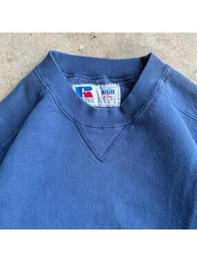 Vintage 90s Russell Athletic Blue Crewneck